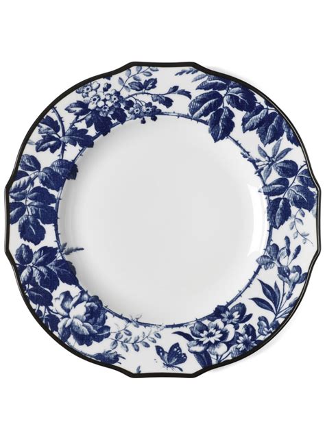 gucci porcellini|Herbarium porcelain plate in white .